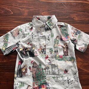 Reyn Spooner Star Wars Sithmas Kids Festive Button Down Shirt